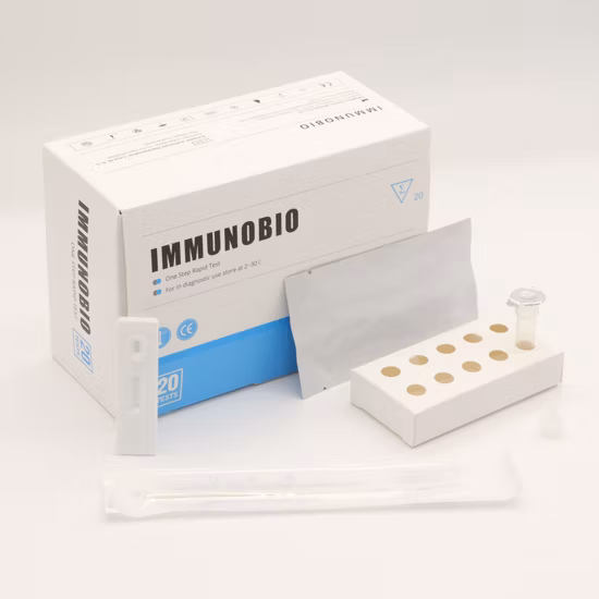Pei/Bfarm Immuno Coil Teste de auto-antígeno Antígeno saliva/escarro/swab nasal teste rápido