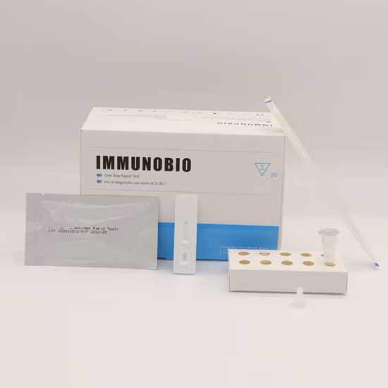 Kit de teste de bobina automática de antígeno listado pela Pei/Bfarm Teste rápido de esfregaço nasal de antígeno